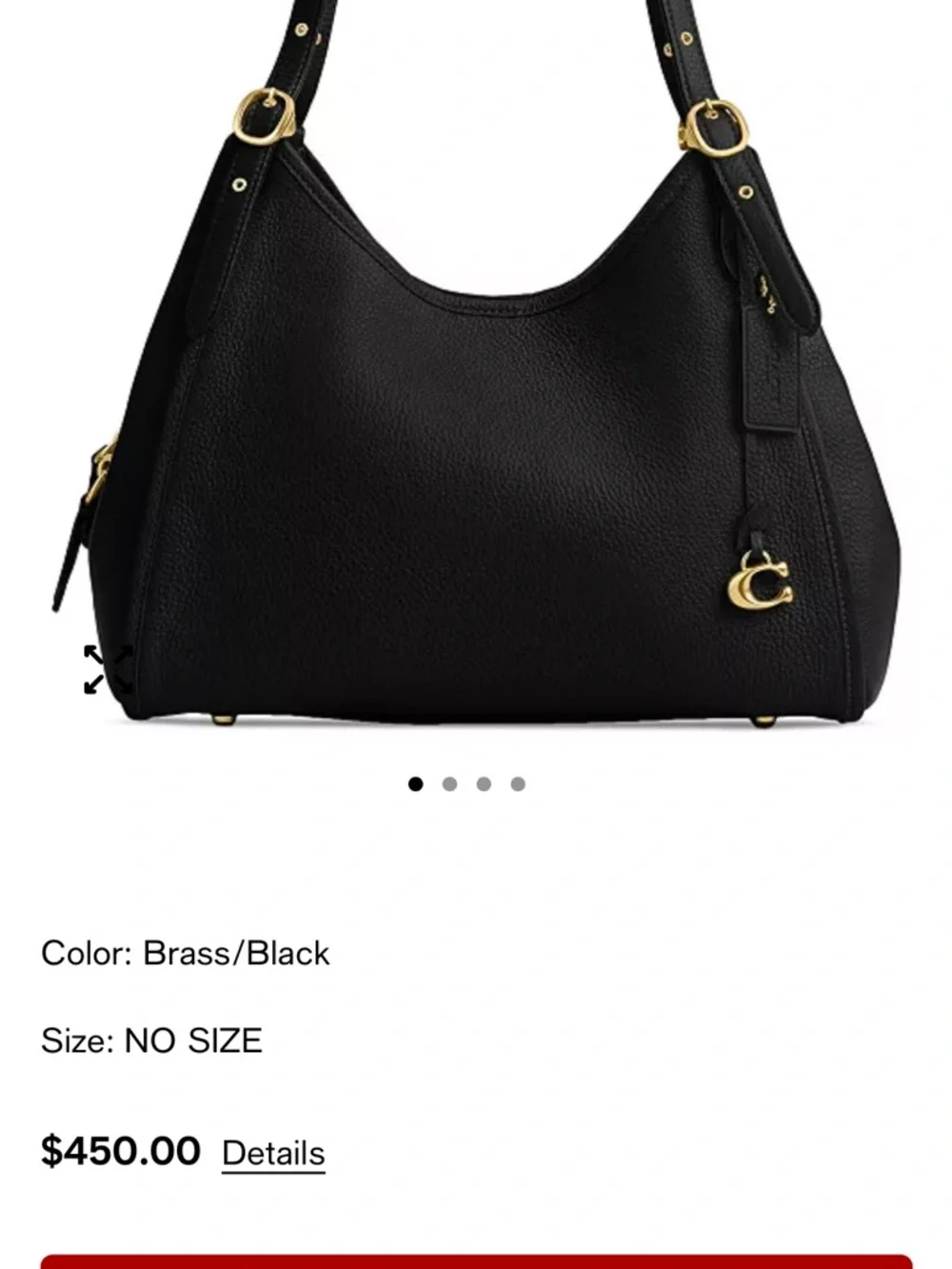 Coach Lori Shoulder Bag - Black - Picture 2 of 7